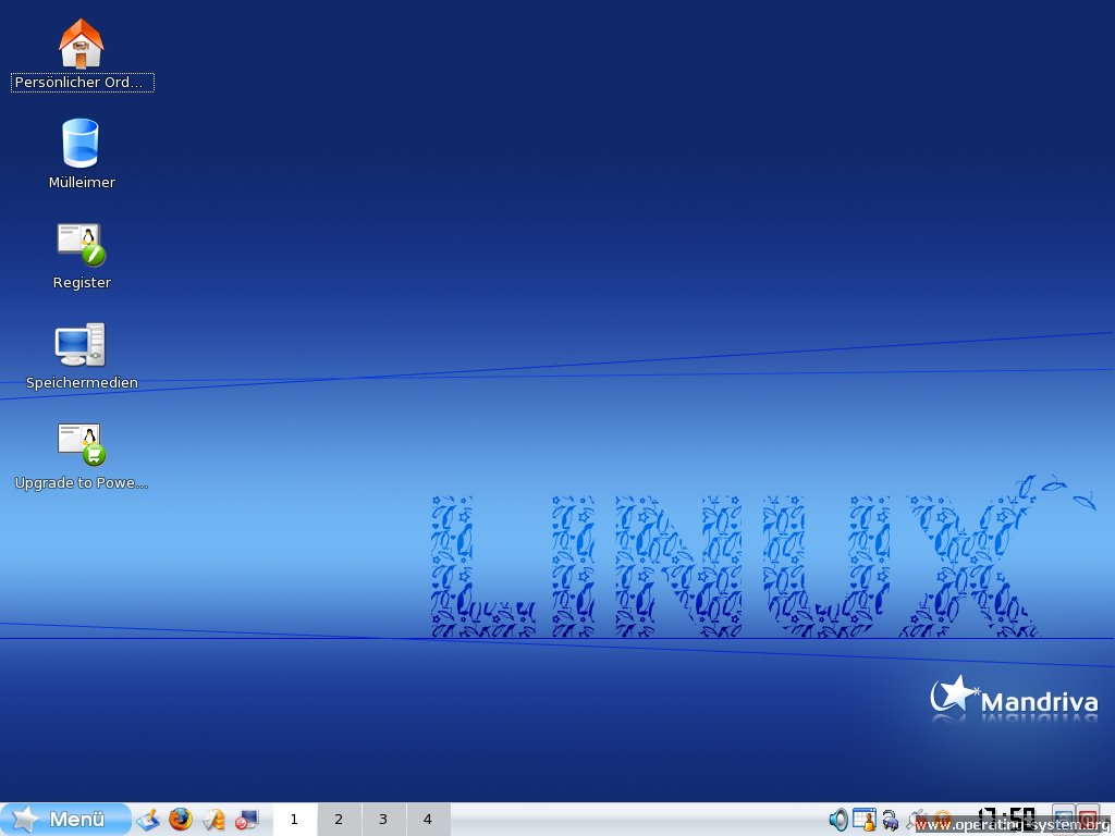 Screenshot: linux mandrake mandriva2008 07