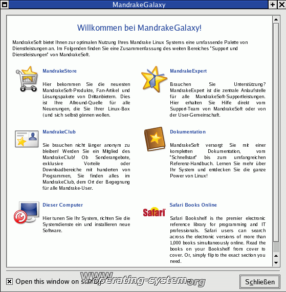 Screenshot: linux mandrake mdk91 03